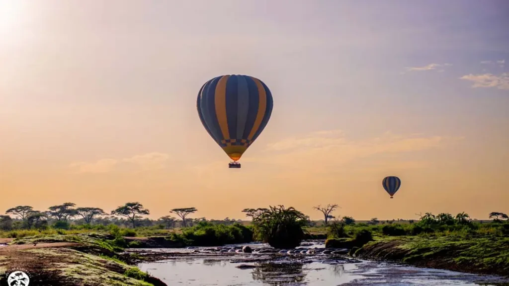Serengeti Safari Balloon Experience during Luxury Tanzania tours 