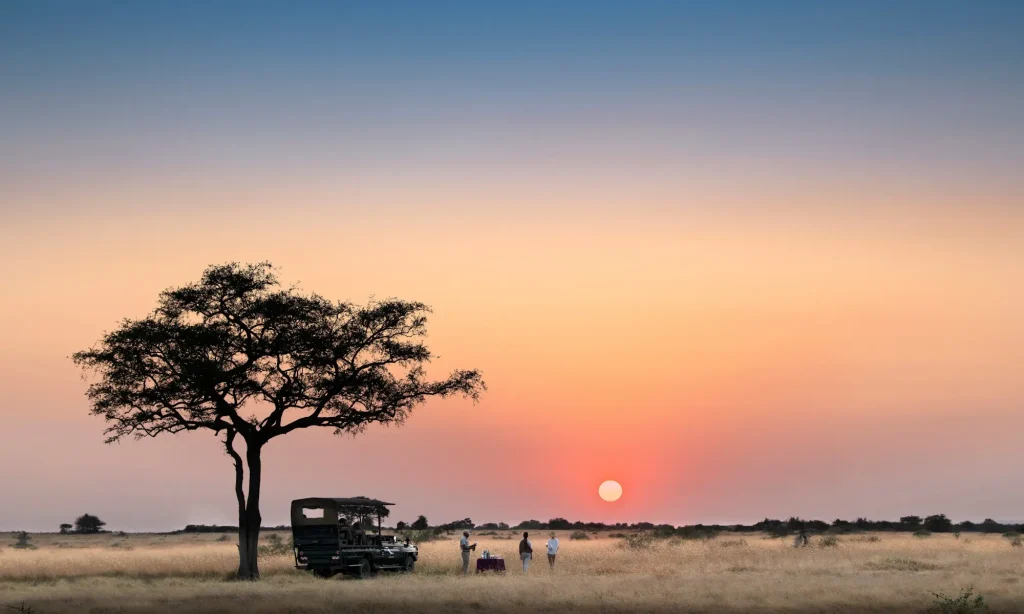 Sundowner in Serengeti National Park