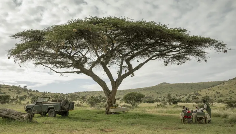 Dining at Sirikoi Lewa Conservancy