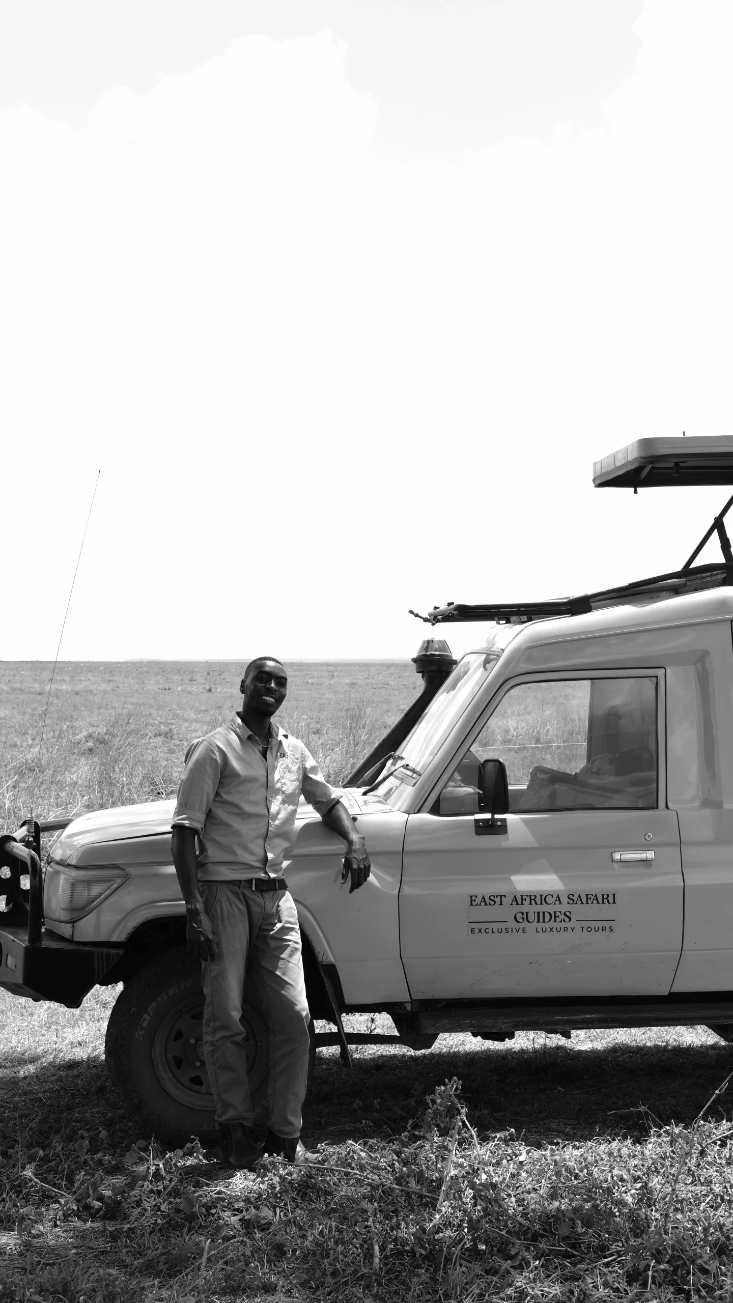 A safari guide in Serengeti National Park