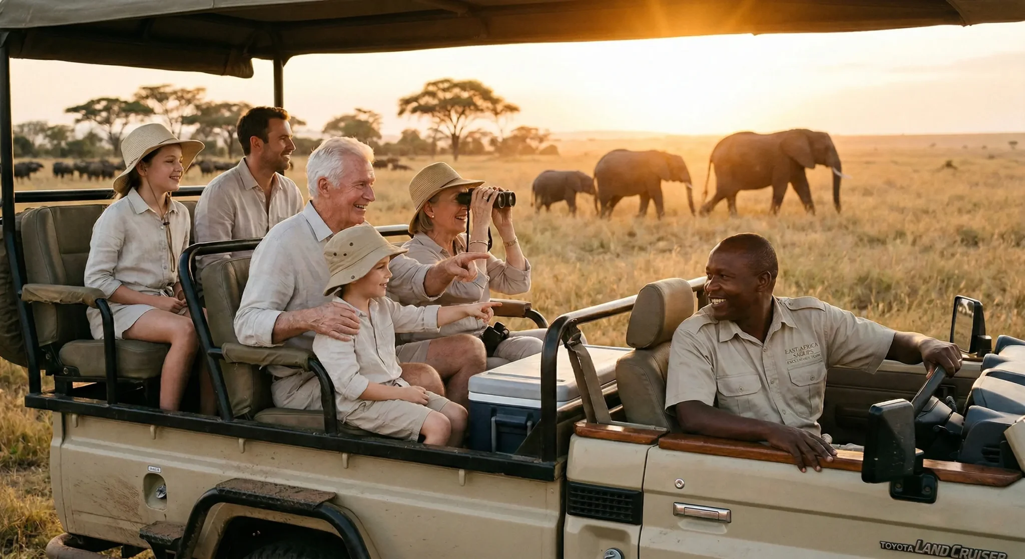 family safari in Serengeti National Park