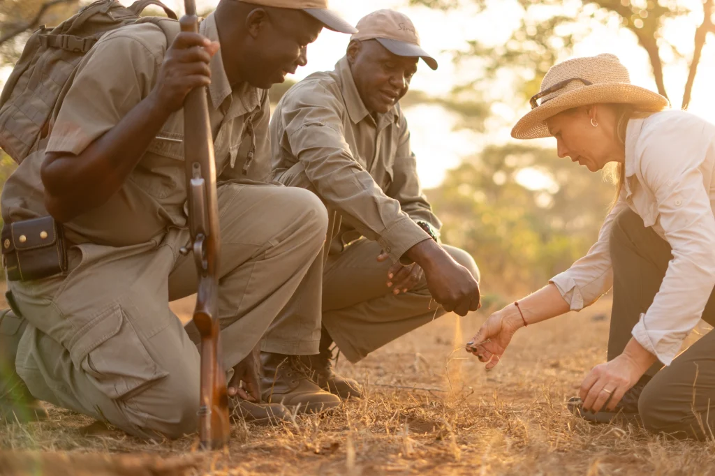 African walking safari in Ruaha National Park