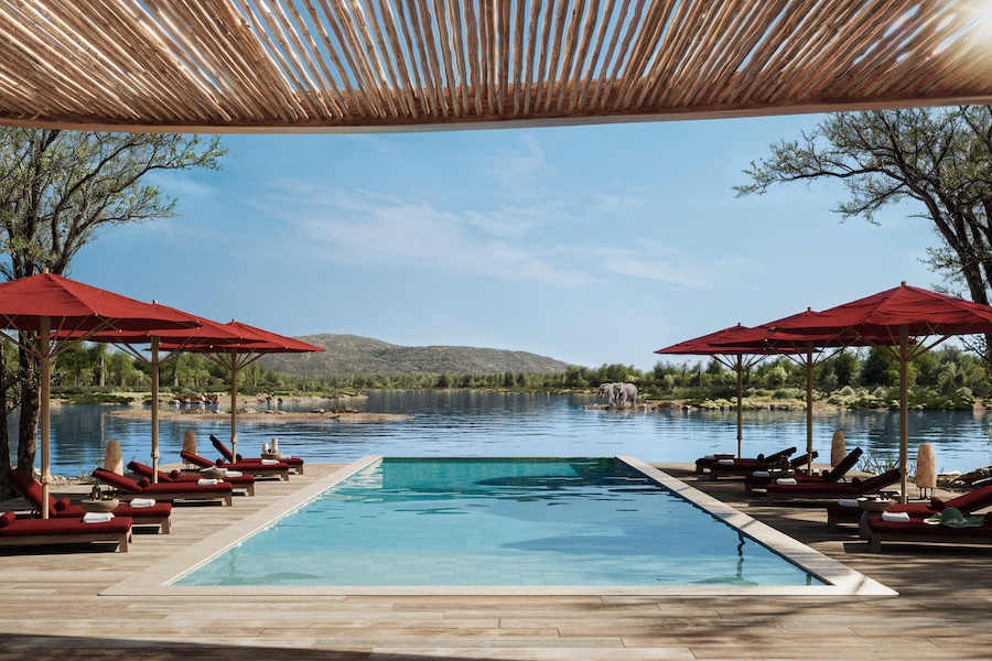 The view at Ubuyu Bayan Tree Escape Villa in southern Tanzania